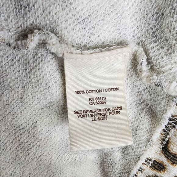 Womens We The Free Oversized Leopard Print Cardigan Button Up Long Sleeve M/L - Picture 7 of 11